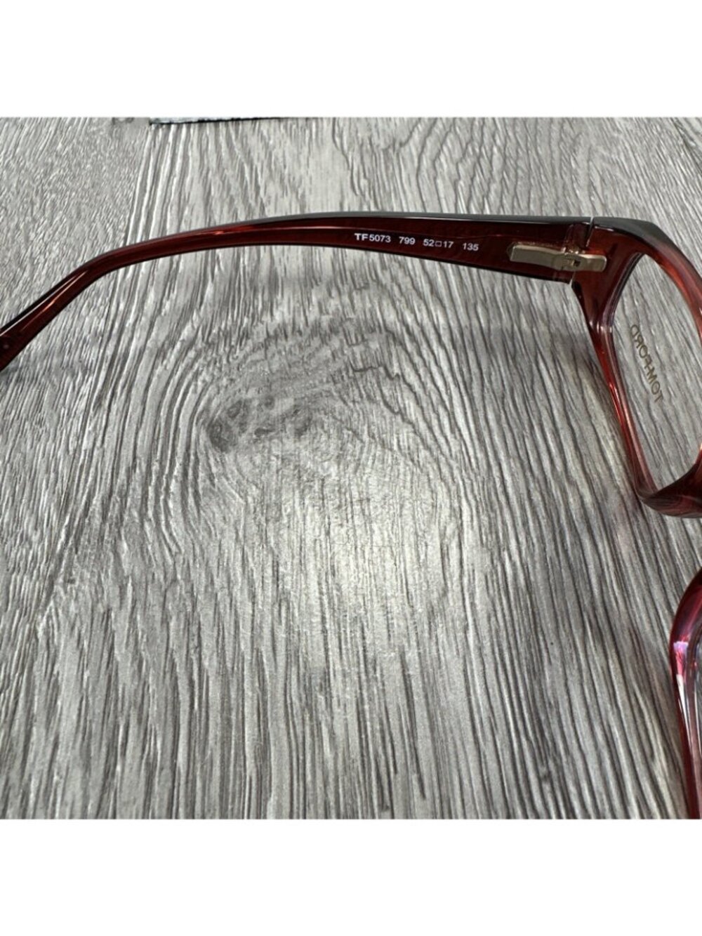 Tom Ford Red Frame Reading Eyewear Glasses TF5073 No Case - Picture 4 of 7